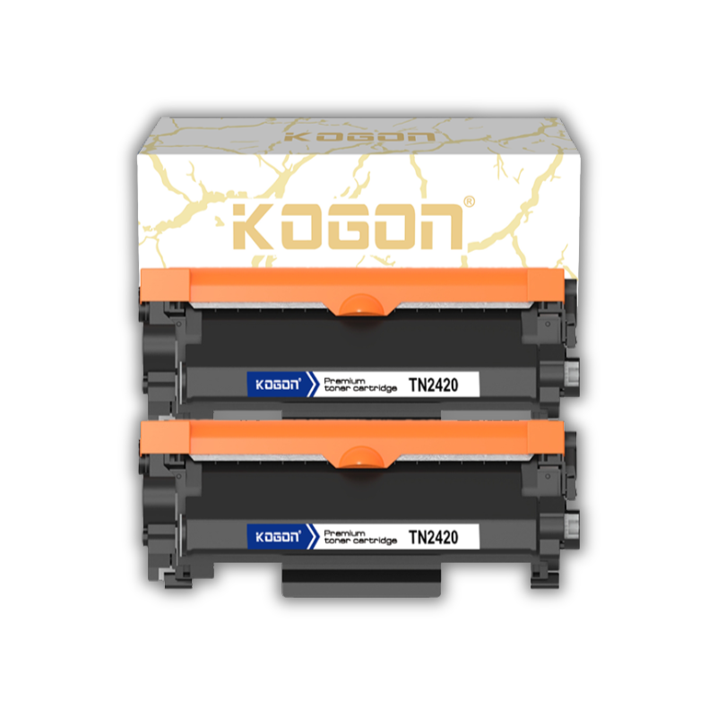 2 × KOGON Compatible BRO TN2420 Toner Cartridge